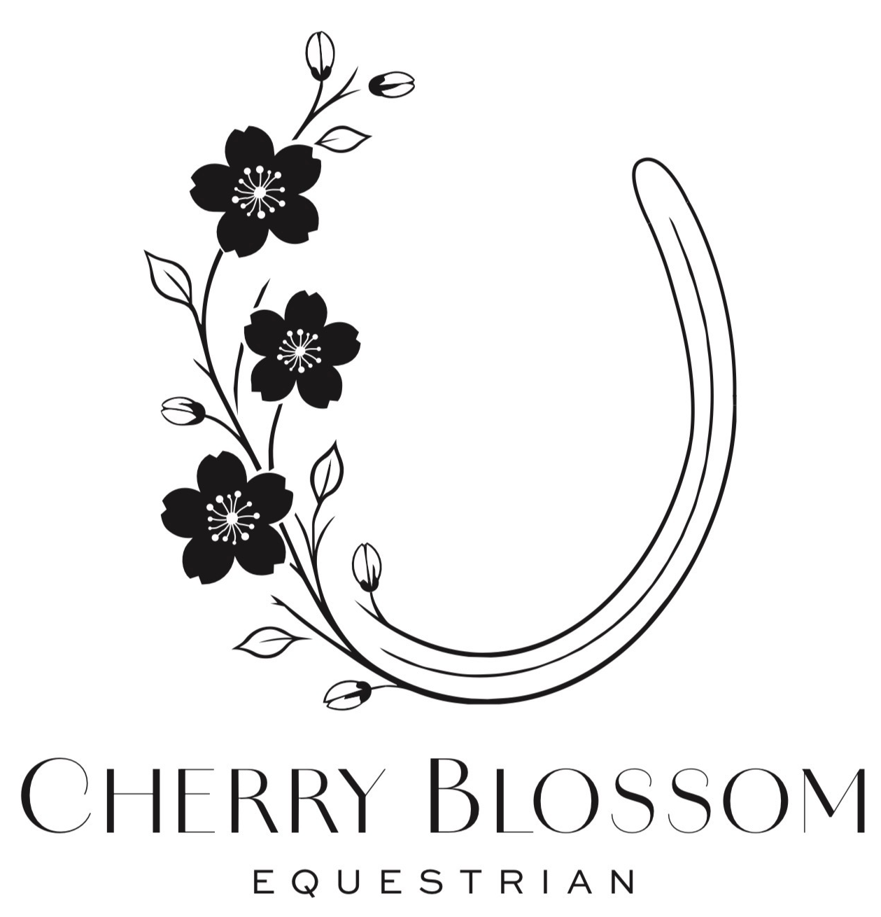 Cherry Blossom Equestrian Logo